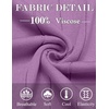 image:imageCOOFANDY Mens TShirts Short Sleeve Crewneck Knit Shirts Summer Ribbed Textured Tee ShirtsViolet