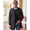 image:imageCOOFANDY Mens V Neck Sweater Lightweight Knitted Pullover SweatersBlack
