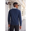image:imageCOOFANDY Mens V Neck Sweater Lightweight Knitted Pullover SweatersBluediamond Pattern