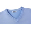 image:imageCOOFANDY Mens V Neck Sweater Lightweight Knitted Pullover SweatersBluestriped