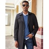 image:imageCOOFANDY Mens V Neck Sweater Lightweight Knitted Pullover SweatersDenim Blue