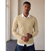 image:imageCOOFANDY Mens V Neck Sweater Lightweight Knitted Pullover SweatersKhaki