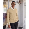 image:imageCOOFANDY Mens V Neck Sweater Lightweight Knitted Pullover SweatersKhaki