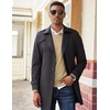 image:imageCOOFANDY Mens V Neck Sweater Lightweight Knitted Pullover SweatersKhaki