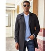 image:imageCOOFANDY Mens V Neck Sweater Lightweight Knitted Pullover SweatersLight Blue