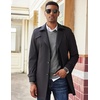 image:imageCOOFANDY Mens V Neck Sweater Lightweight Knitted Pullover SweatersLight Grey