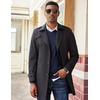 image:imageCOOFANDY Mens V Neck Sweater Lightweight Knitted Pullover SweatersNavy Blue