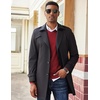 image:imageCOOFANDY Mens V Neck Sweater Lightweight Knitted Pullover SweatersRed