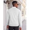 image:imageCOOFANDY Mens V Neck Sweater Lightweight Knitted Pullover SweatersWhite