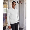 image:imageCOOFANDY Mens V Neck Sweater Lightweight Knitted Pullover SweatersWhite