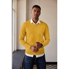 image:imageCOOFANDY Mens V Neck Sweater Lightweight Knitted Pullover SweatersYellow