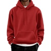 image:imageCOOFANDY Men Cotton Fleece Hooded Sweatshirt Casual Long Sleeve Hoodies Pullover Fashion Drawstring Hoodie with Kanga PocketRed