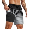 Black Gray White Stripes