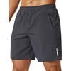 image:imageCOOFANDY Mens Athletic Running Shorts 7 9 Lightweight Quick Dry Drawstring Mesh Gym Shorts with Zipper PocketsDark Grey