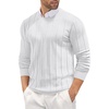 image:imageCOOFANDY Mens Crew Neck Sweater Long Sleeve Ribbed Knit Dress Sweaters Casual Slim Fit PulloverWhite