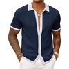 Navy & White
