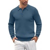 Ribbed Denim Blue