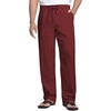 image:imageCOOFANDY Mens Linen Pants Casual Beach Summer Pant Elastic Waist Drawstring Lightweight TrousersWine Red