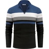 Stripe-blue&black&white
