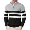 Black & White & Grey Stripe