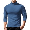 image:imageCOOFANDY Mens Slim Fit Turtleneck Sweater Long Sleeve Ribbed Turtle Neck Casual Lightweight Basic Pullover SweatersBlue