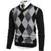 Balck Grey Argyle