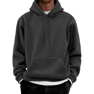 image:imageCOOFANDY Men Cotton Fleece Hooded Sweatshirt Casual Long Sleeve Hoodies Pullover Fashion Drawstring Hoodie with Kanga PocketDark Gray