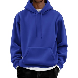 image:imageCOOFANDY Men Cotton Fleece Hooded Sweatshirt Casual Long Sleeve Hoodies Pullover Fashion Drawstring Hoodie with Kanga PocketRoyal Blue