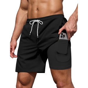 image:imageCOOFANDY Mens 7 Swim Trunks with Compression Liner Stretch Swimming Shorts with Zipper PocketsBlack