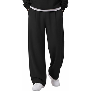 image:imageCOOFANDY Mens Casual Sweatpants Open Bottom Lounge Pants Lightweight Baggy Workout Yoga Track PantsBlack
