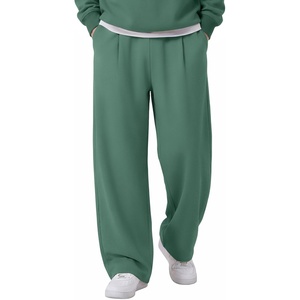 image:imageCOOFANDY Mens Casual Sweatpants Open Bottom Lounge Pants Lightweight Baggy Workout Yoga Track PantsGreen