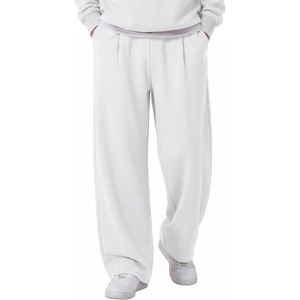 image:imageCOOFANDY Mens Casual Sweatpants Open Bottom Lounge Pants Lightweight Baggy Workout Yoga Track PantsWhite