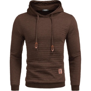 image:imageCOOFANDY Mens Hooded Sweatshirt Casual Long Sleeve Drawstring Waffle Knit Pullover HoodiesCoffee