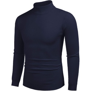 image:imageCOOFANDY Mens Mock Turtleneck Slim Fit Pullover Sweater Casual Basic Knitted Thermal SweatersNavy Blue