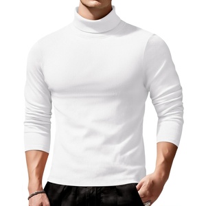 image:imageCOOFANDY Mens Slim Fit Turtleneck Sweater Long Sleeve Ribbed Turtle Neck Casual Lightweight Basic Pullover SweatersWhite