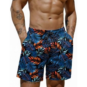 image:imageCOOFANDY Mens Swim Trunks 7 inch Bathing Suit with Mesh Liner Swim Shorts Board Short SwimsuitBlue Orange Leaves on Black