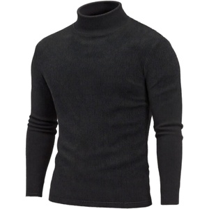 image:imageCOOFANDY Mens Turtleneck Sweater Long Sleeve Casual Ribbed Knitted High Neck Pullover SweatersBlack