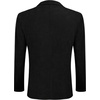 image:imageCOOFADNY Mens Casual Corduroy Blazer Classic Fit Two Button Sport Coat Fashion Notch Lapel Blazer JacketBlack