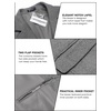 image:imageCOOFADNY Mens Casual Corduroy Blazer Classic Fit Two Button Sport Coat Fashion Notch Lapel Blazer JacketDark Gray