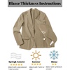 image:imageCOOFANDY Men Two Button Lounge Blazer Stylish Relaxed Fit Sport Coat Suit Jacket Dark Khaki XXLarge