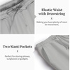 image:imageCOOFANDY Mens 2 Pieces Cotton Linen Set Casual Short Sleeve Henley Shirts Beach Yoga Pants Summer OutfitsGrey