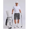 image:imageCOOFANDY Mens 7 Inch Classic Fit Golf Shorts Lightweight Stretch Quick Dry Hiking Short UPF50Grey