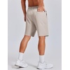 image:imageCOOFANDY Mens 7 Inch Classic Fit Golf Shorts Lightweight Stretch Quick Dry Hiking Short UPF50Khaki