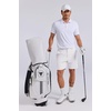 image:imageCOOFANDY Mens 7 Inch Classic Fit Golf Shorts Lightweight Stretch Quick Dry Hiking Short UPF50White