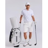 image:imageCOOFANDY Mens 7 Inch Classic Fit Golf Shorts Lightweight Stretch Quick Dry Hiking Short UPF50White