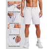image:imageCOOFANDY Mens 7 Inch Classic Fit Golf Shorts Lightweight Stretch Quick Dry Hiking Short UPF50White