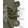 image:imageCOOFANDY Mens 9 Casual Shorts with Zipper Pocket Elastic Waist Drawstring Chinos Short Summer Lightweight Cotton ShortsArmy Green