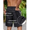 image:imageCOOFANDY Mens 9 Casual Shorts with Zipper Pocket Elastic Waist Drawstring Chinos Short Summer Lightweight Cotton ShortsBlack