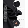 image:imageCOOFANDY Mens 9 Casual Shorts with Zipper Pocket Elastic Waist Drawstring Chinos Short Summer Lightweight Cotton ShortsBlack