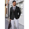 image:imageCOOFANDY Mens Blazer Business Suit Jacket Slim Fit Two Button Casual Sport CoatsBlack